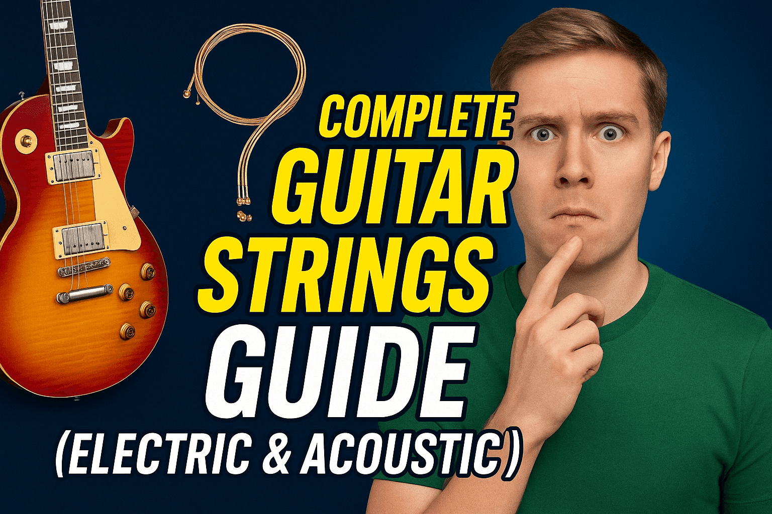 Complete Guitar Strings Guide (Electric & Acoustic)