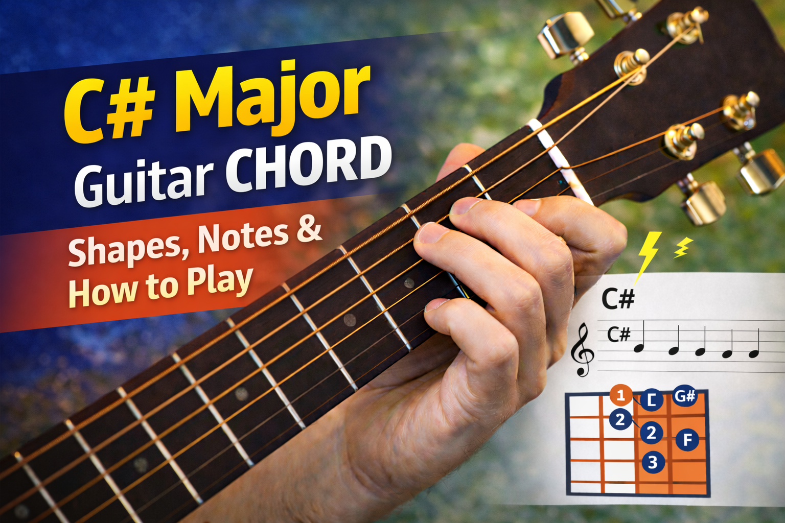 How To Play C Major On Guitar