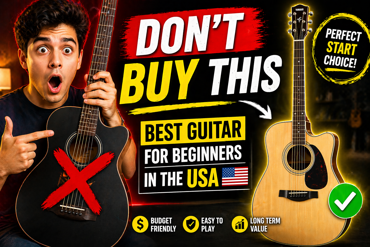 Best Guitar for Beginners USA Guide 2026
